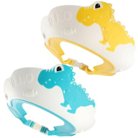 ibasenice 2stücke Wasserdichte Duschhaube Für Kleinkinder Schutz Für Augen Und Ohren Beim Baden Für Shampoo-wäsche Und Lustige Badeerlebnisse