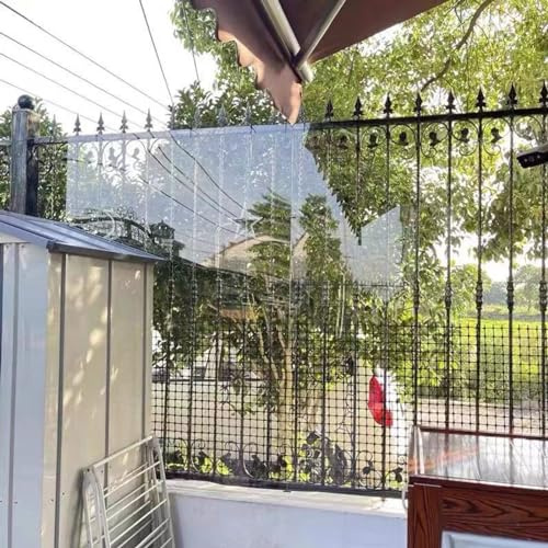Gewächshausplatten, durchsichtige Kunststoff-Dachbahn, UV-geschützt, für wetterfeste Überdachungen von Garten-Carports im Freien, leicht zu biegen