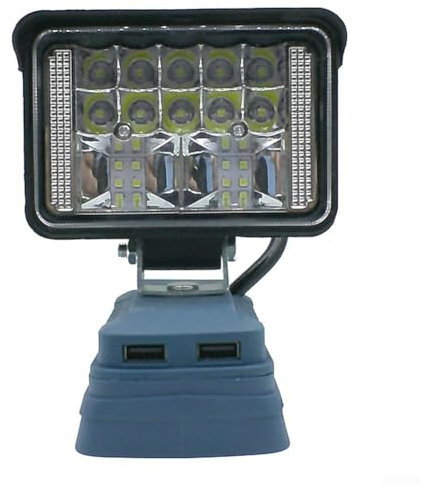 3 Zoll Arbeitslampe mit Elektro Taschenlampe für Bosch LiIon Akku USB Ladung für Komfort (A)