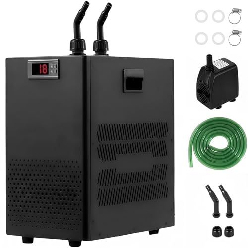 Aquarium-Kühler 160L Wasserkühler Aquarium Fischtank-Kühler durchlaufkühler | aquarium kühler, durchlaufkühler aquarium Anzucht Ausrüstung für Süß-/, Wasserunkraut, Quallen, Koralle