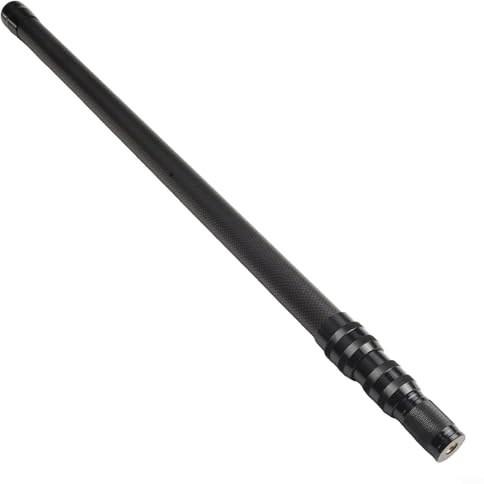 EffiFish Angelkescher-Angelrute, Kohlefaser, Teleskopgriff, zusammenklappbar, 46T Hartkohlenstoff, blank, für Outdoor-Angeln (1,3 m + ohne Fingerhut)