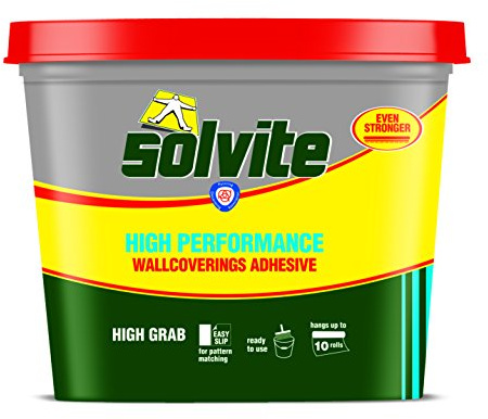 Solvite Ready to Use High Performance Wallcoverings Adhesive, 10 Rolls (Discontinued by Manufacture) (Old Version)