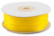 Creativery 91m Rolle Satinband 3mm (012 gelb) // Schleifenband einseitiges Hochzeit Taufe Deko Band Dekoband Geschenkband