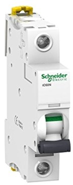 Schneider Electric A9F74104 Ic60N Magnetothermal Automatic Switch, 1P, 4A, Curve C