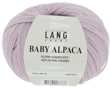 Lang Yarns Baby Alpaca – Dark Pink (0019) – 50g/approx. 170 m Wool