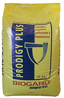 Prodigy Plus 1/3 mm (25 kg), concime granulare per bonsai, piante e fiori