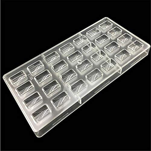 Vak - Moule irrégulier à chocolats en polycarbonate - Bonbons, pâtisserie, chocolat, gâteau