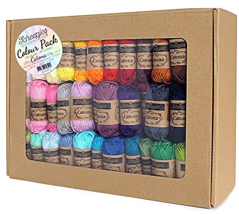 Scheepjes - Scheepjes Catona Garn Farbpackung - 109 Stück (1 Packung)