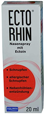 Nasenspray mit Ectoin, 20ml, bei Schnupfen, starker Allergie, selbst getestet, natürlich, effektiv, nebenwirkungsfrei, für Kinder geeignet, bei Heuschnupfen, Niesen