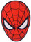 Spiderman Superhero face Marvel Iron on Sew on Embroidered Patch - Small