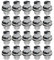 20-teilige Radmutternschrauben RRD500290A Kompatibel mit La-nd Rover LR3 LR4 Ran-ge Rover # RRD500290 RRD500510 LR068126