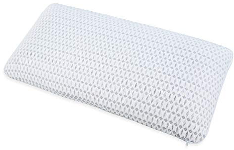 ABAKUHAUS Ergonomisches Kopfkissen für HWS Probleme, Richtige Höhe Härtegrad für Nacken Erholung Abnhembarer Cover Reissverschluss Maschinenwaschbarer Bezug Allergikergeeignet