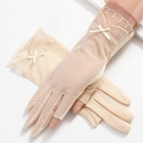 SHOUtao Fahrhandschuhe Damen Dünnschliff atmungsaktiv rutschfest Sommer Radfahren Sonnencreme UV-Schutz Halbfinger Fehlfingerhandschuhe