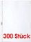 Durable 267219 Prospekthüllen (DIN A4 Business, 0,05 mm) (300 Hüllen (3 Beutel))