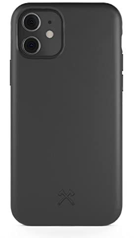 Woodcessories - Handyhülle kompatibel mit iPhone 11 Hülle schwarz, iPhone XR Hülle schwarz - Nachhaltig aus Pflanzen