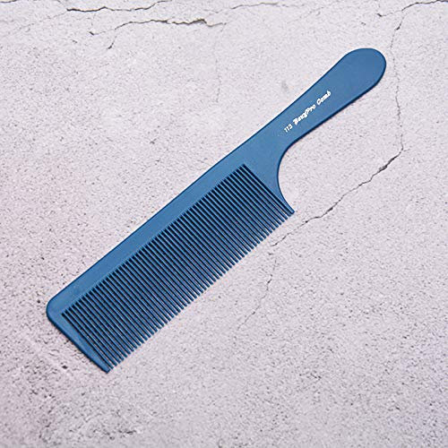 Hairdressing Comb Anti-Static Wide Tooth Head Comb Plastic Comb Haircut Hairstyle Large Tooth Curly Hair Straight Hair Long Hair Portable Blue