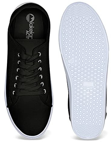 Lakeland Active Men's Ambleside Canvas Trainers - Black - 8.5 UK