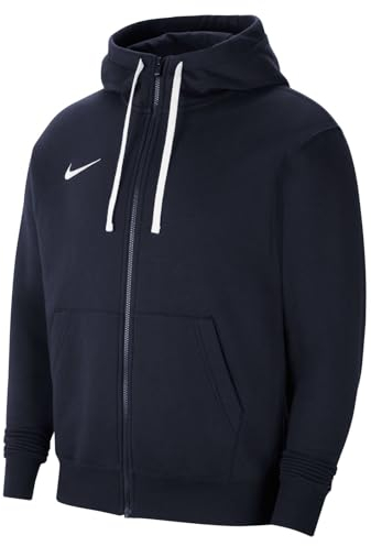 Nike Herren M Nk Flc Park20 Fz hættetrøje Sweatshirt, Obsidian/White/White, 3XL EU