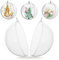 Koogel 20 Stück große transparente Kugel-Ornamente, 10,2 cm befüllbare Weihnachtskugeln, bruchsichere Ornament-Kugeln für Bastelarbeiten, Weihnachten, Hochzeit, Party-Dekoration