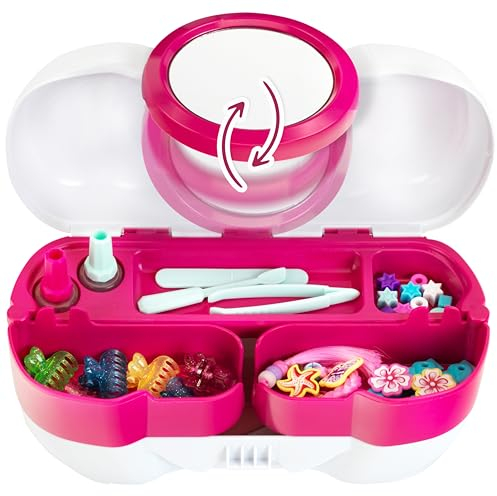 Theo Klein Frisierkoffer und Nagelstudio I Mit vielen Beauty-Accessoires für Hände und Haare I Spielzeug für Kinder ab 3 Jahren