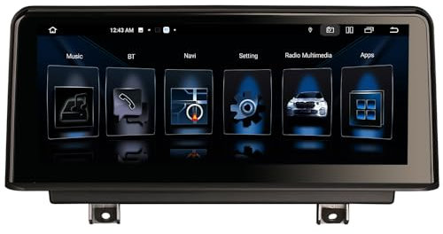 Android 14 Autoradio Bluetooth 5.1 für BMW 1/2 Serie F20 F21 F22 F23, Wireless Carplay Android Auto 4G LTE WiFi 10,25 1920x720 Bildschirm, Snapdragon 662 8core 4+64 GB
