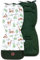 Pepi Beidseitig Sitzauflage Kinderwagen 33 x 85 cm - Sitzauflage Buggy 100% Baumwolle - Kinderwagen Einlage 6 Löcher für Sicherheitsgurte - Kinderwagen Sitzauflage Waldzeit mit Samt