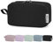 Kleine Make up Tasche für Handtasche, Klein Kosmetiktasche Damen Schminktasche, Kulturtasche Damen Kulturbeutel, Makeup Tasche Makeup Bag (Schwarz,Klein)