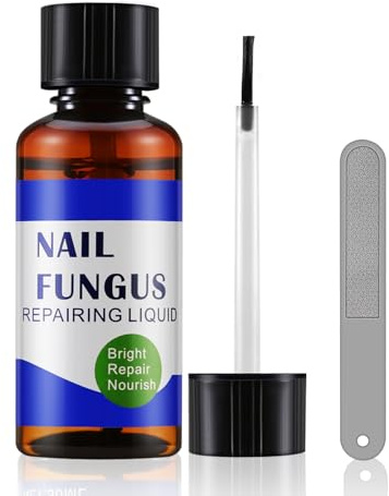 Apooliy 30ML Zehennagelpilz Behandlung Extra Strength, Powerful Nail Care Renewal & Recovery Liquid für dicke, beschädigte & verfärbte Nägel Remedy