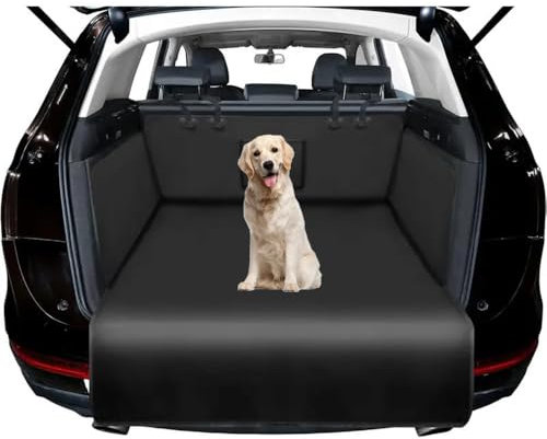 ARZARF Kofferraumschutz Hund, für Dacia Dokker Duster Van Jogger Extreme Lodgy 2000-2023 2024 Auto Hundedecke Rücksitz mit Seitenschutz und Sichtfenster Kratzfeste