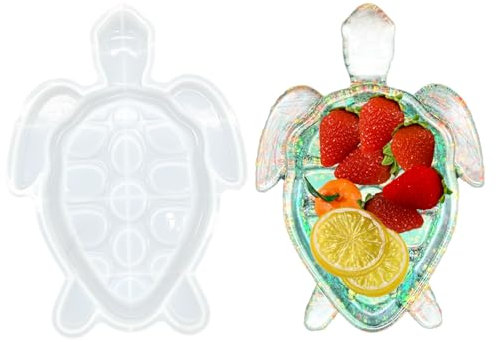 YRIHJIXQ Moules en forme de tortue pour résine époxy coulée en résine