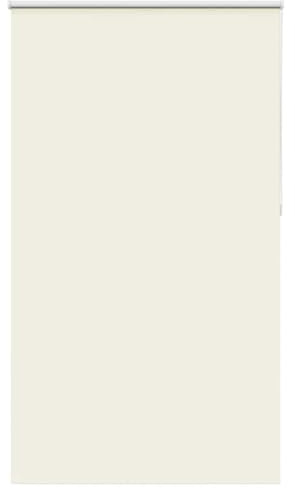 vidaXL Verdunkelungsrollo Cremeweiß 135x230cm Stoffbreite 131,6cm, Rollo, Klemmfix, Thermorollo, Verdunklungsrollo, Klemmrollo, Fensterrollo