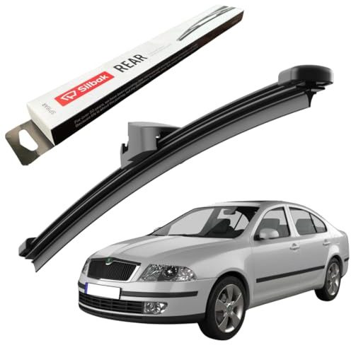 Silbak Rear Windscreen Wiper, fits for SKODA OCTAVIA (05/2004-06/2013) Rear Wiper Blade, 400mm