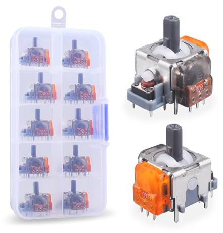 VGBUS Qualitied TMR Electromagnetic Hall Effect Joystick Replacement for Xbox/PS5/PS4/Switch Pro-10 Packs (TMR PS4)