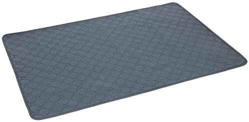 Kerbl Pet Waschbare Urinunterlage, grau, 90x60 cm, Hundeunterlage, Katzenunterlage, Mesh, Hunde, Welpen, Katzen