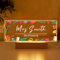 Personalised Teacher Gifts Custom Desk Name Plaque Thank You Teacher Gifts Room Decor Light Up Acrylic Name Plate for Women Men Teacher Tutor Assistant (Light Up)