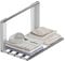 Magnetic Laundry Shelf – Folding Shelf for Washing Machine, Reinforced Magnetic Shelf for Washing Machine, Suitable for Kitchen, Bathroom, Balcony and Dormitory
