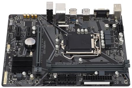 SUNGOOYUE M-ATX H410M- DDR4 Motherboard con Uscita VGA per LGA 1200 10a Generazione CORE CORE Supporto del Processore CPU Supporto a 2 DDR4 2933 2666 2400 2133MHz per Uso Domestico