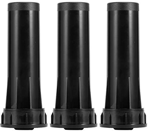 3 pezzi G1/2 irrigatore testa interrata telescopica ugello spruzzatore d'acqua per irrigazione prato giardino giardino plastica resistente rotazione regolabile a 360 gradi portata