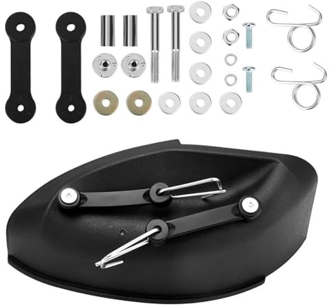 Lawnoval Lawn Mower Mulching Kit Heavy-Duty Plastic Compatible with GY20417 for John Deere D140 D150 D155 D160 E140 E150 48 in with Mulch Cover and Mounting Hardware