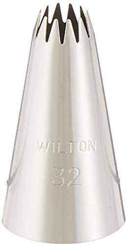 Wilton Boquilla Decoración, Acero Inoxidable, Metal, 2.8701999999999899x3.81x7.51839999999999 cm