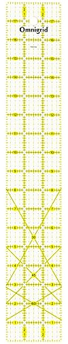 Prym 3 x 18-inch Universal Ruler with inch Angles Scale | Sewing and Quilting Supplies