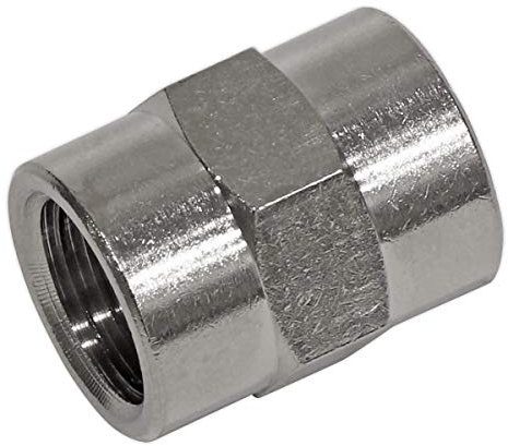 Sealey SA1/1414FF Double Female Union 1/4BSP to 1/4BSP