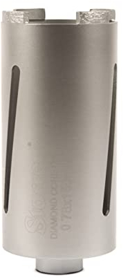 Starrett Diamond Dri-Core Drills - BMC78 Dry Cutting Core Drill - For Brick Blocks Granite Masonry - 78 mm