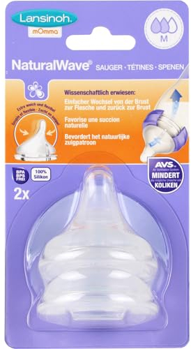 LANSINOH NaturalWave Sauger M 2 St