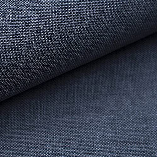 novely® LUSO | Feiner Stoff Polsterstoff Bezugsstoff Möbelstoff | Meterware | 1 lfm (20 Blau)