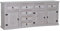 Dynamic24 Sideboard New Mexiko Kiefer massiv grau Mexico Schubladen Kommode Schrank
