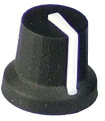 Potentiometer mono logarithmisch 1K | 2,2K | 5K | 10K | 22K | 50K | 100K | 220K | 500K | Drehregler Poti Ösen (Knopf Weiß)