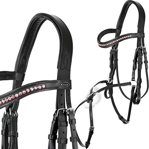 Heinick-Reitsport edle Trense Mexikanisch ~ Rose ~ WB VB Größe Vollblut