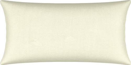Erwin Müller Kissenbezug, Kissenhülle Single-Jersey Murnau - Natur Größe 40x80 cm - bügelfrei, strapazierstark, elastisch, mit Reißverschluss