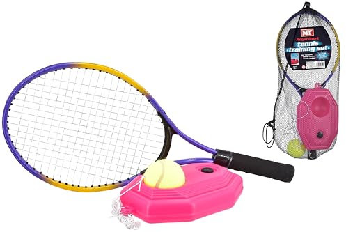 M.Y Tennis Training Set | Tennis Trainer Rebound Ball and Racket Set